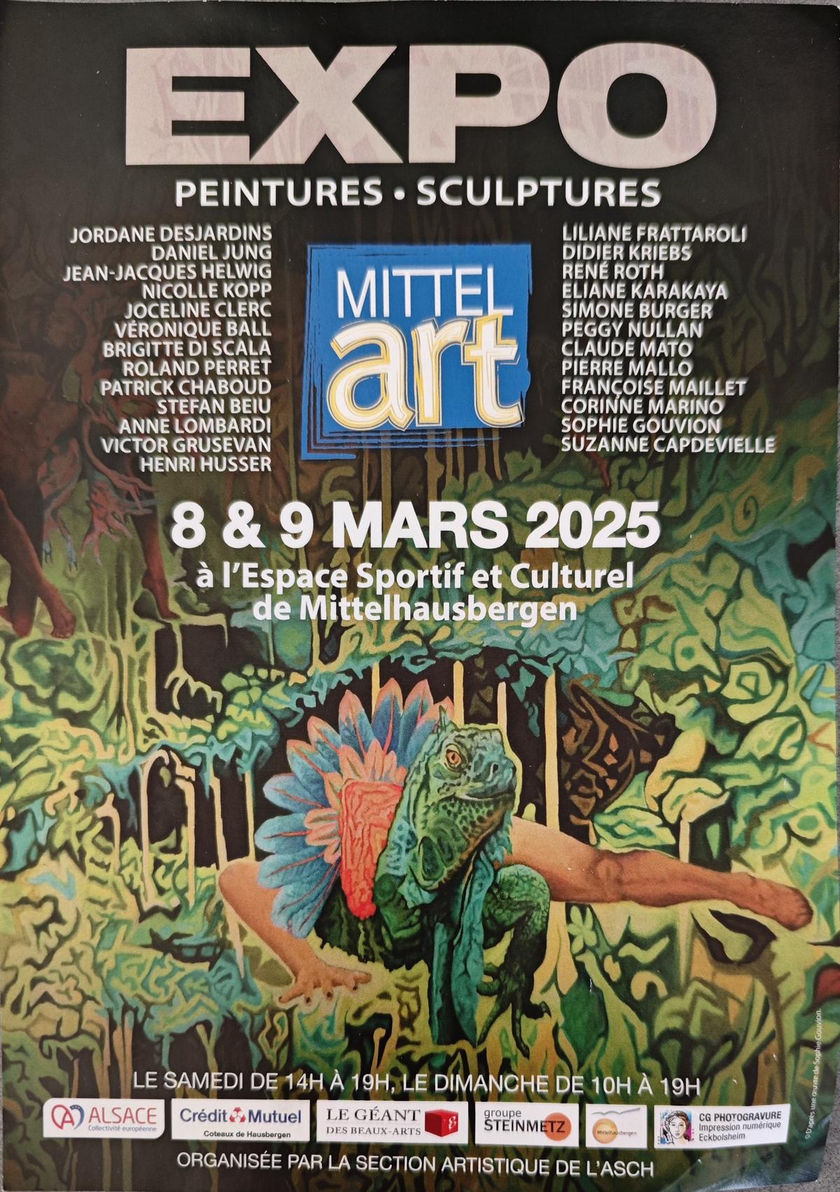 Flyer Mittel'art 2025 - 13ème édition